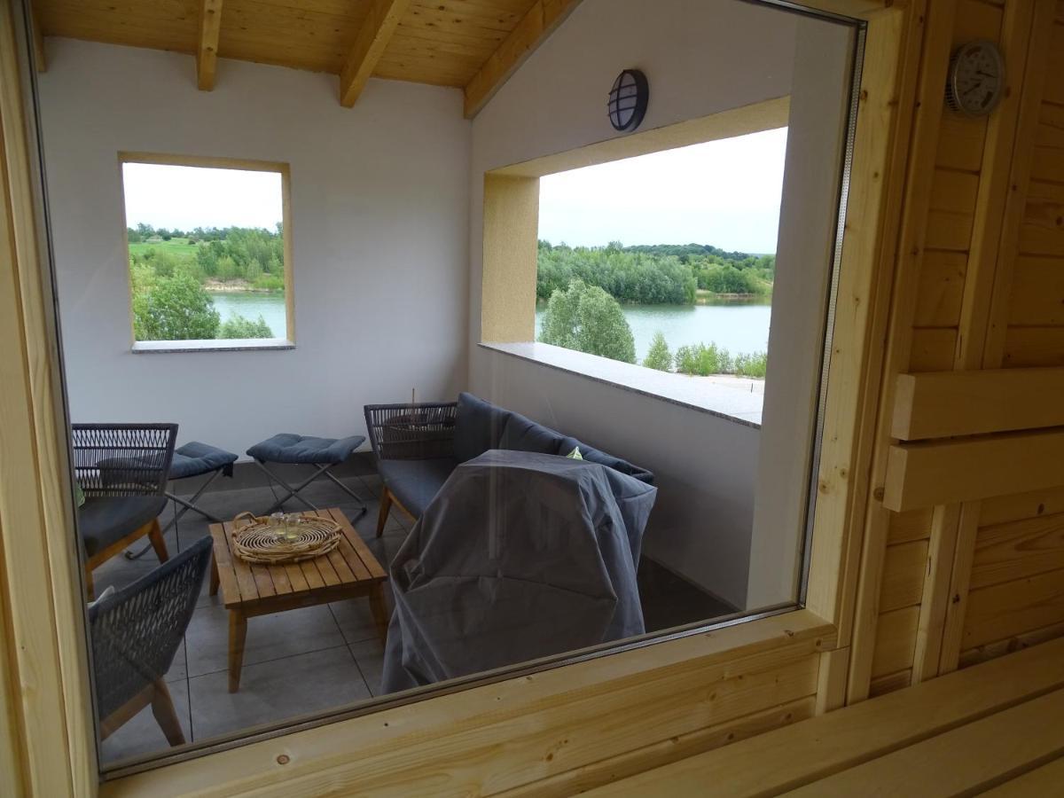 Feriendomizil Am Stoermthaler See, Lagovida, Leipziger Neuseenland, Grosspoesna, Privatstrand מראה חיצוני תמונה